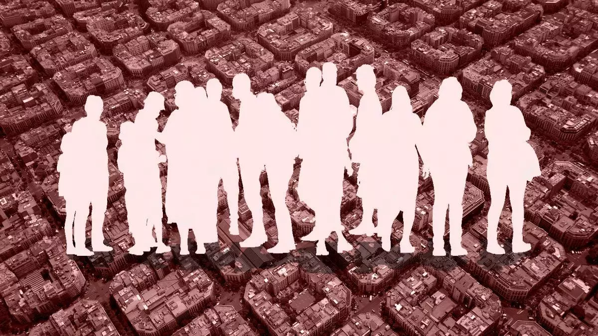 El Eixample de Barcelona salta de un 2% de extranjeros en 1991 a un 30% según el último padrón