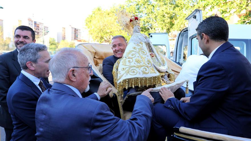 Video: La llegada de la Virgen del Lledó a la parroquia Santo Tomás