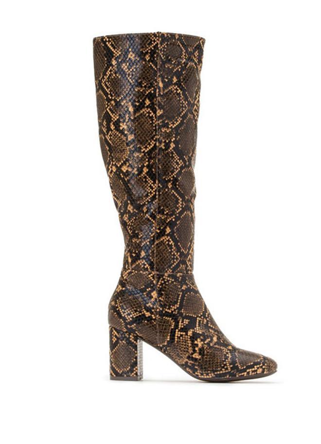Botas 'animal print' de La Redoute
