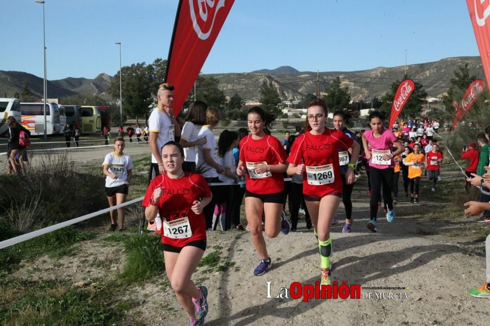 Final Regional Escolar de Cross de Campo a través