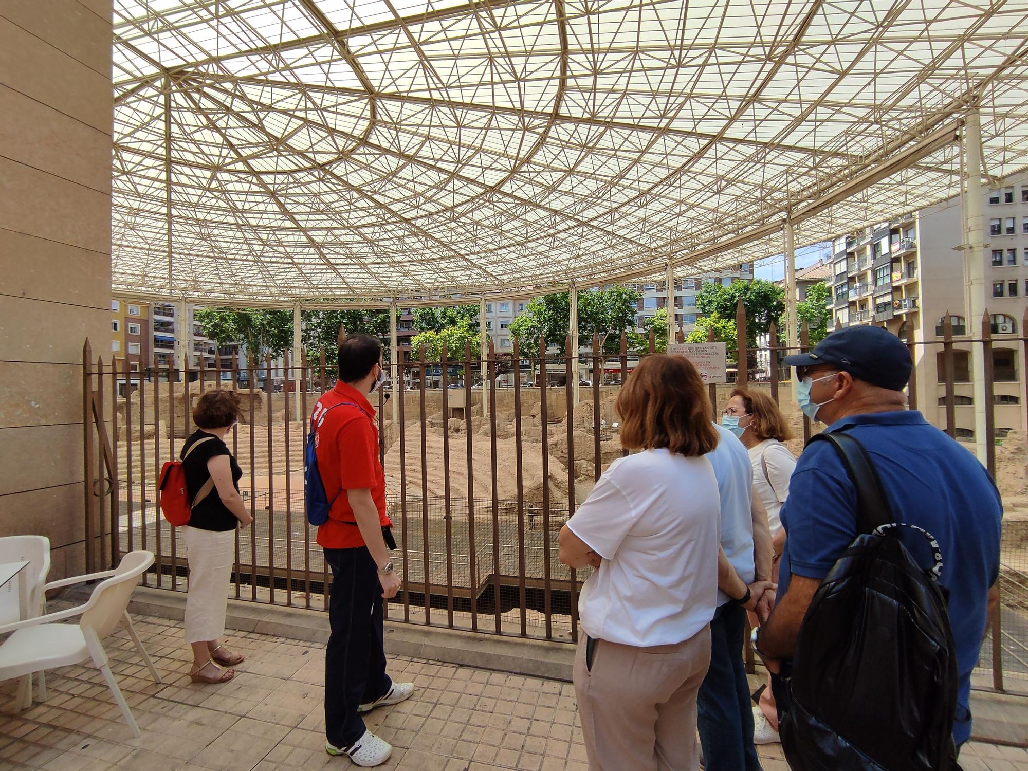 Diferentes enclaves de la ruta por el Casco Histórico de Zaragoza