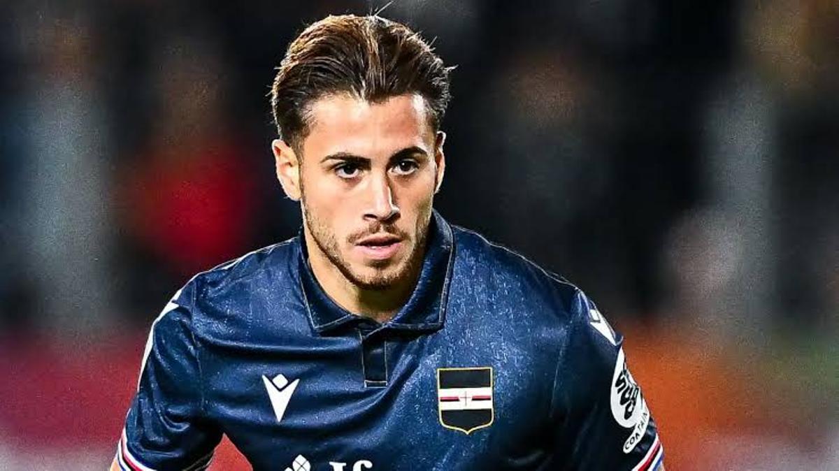 Cherubini, en su ciclo como jugador de la Sampdoria.
