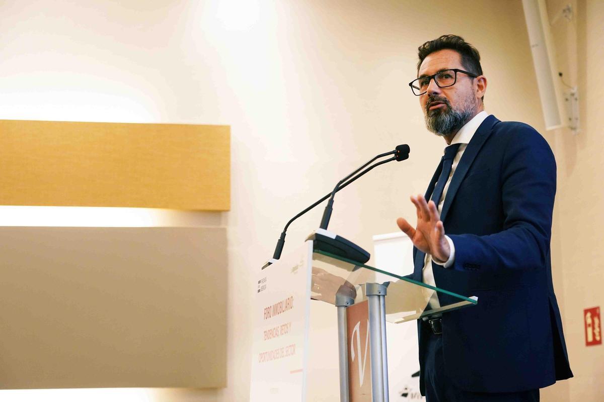 Clausuró el acto Francisco Javier Pomares, concejal de Vivienda y Regeneración Urbana en el Ayuntamiento de Málaga