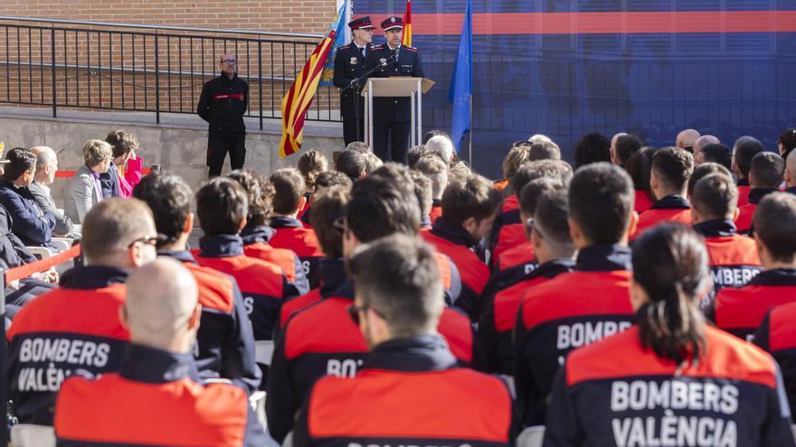 Así ha sido el acto de la festividad del Cuerpo de Bomberos de València