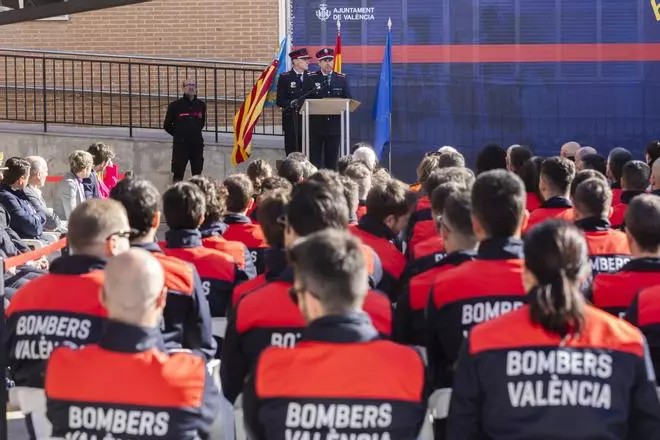 Así ha sido el acto de la festividad del Cuerpo de Bomberos de València