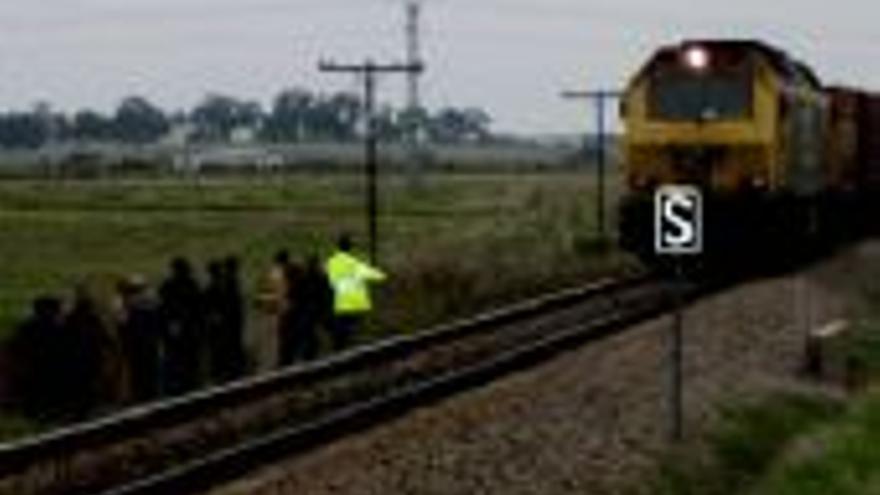 Muere un vecino al ser atropellado por un tren