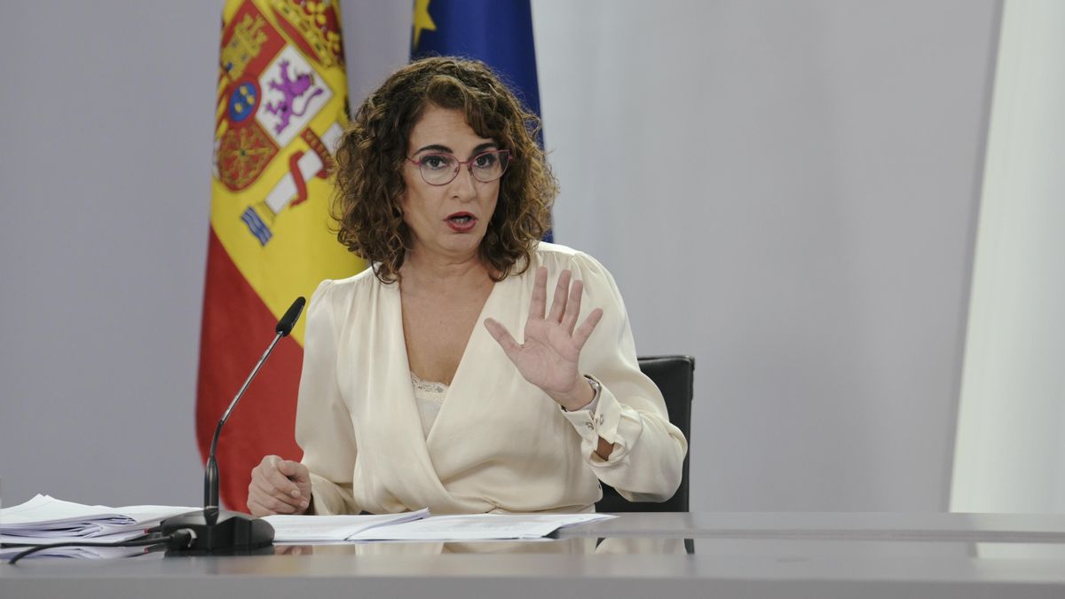 The Minister of Finance, María Jesús Montero. The Minister of Finance, María Jesús Montero.
