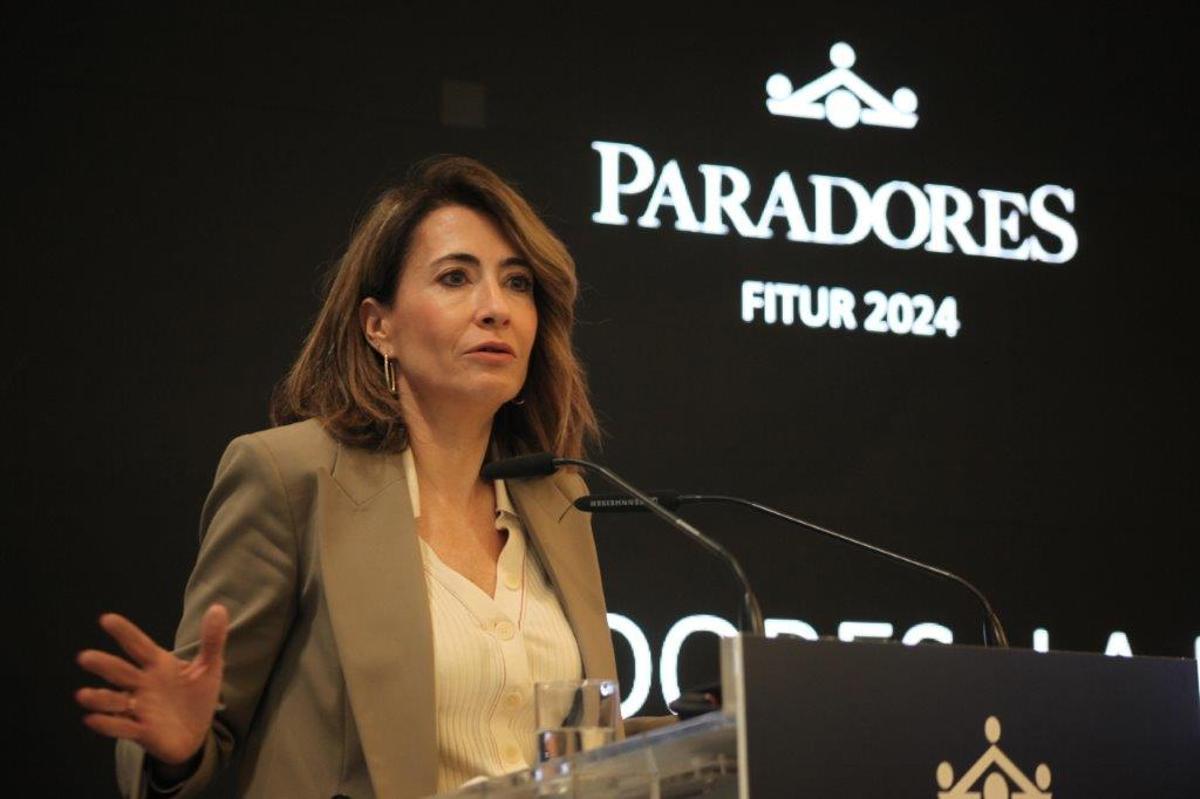 La presidenta de Paradores, Raquel Sánchez.