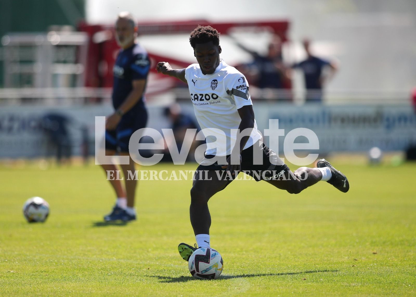 Entrenamiento del Valencia CF en Suiza