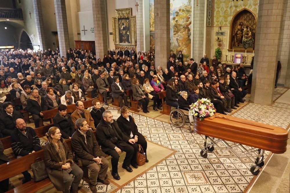 Últim adéu a l'exalcalde de Blanes Josep Marigó