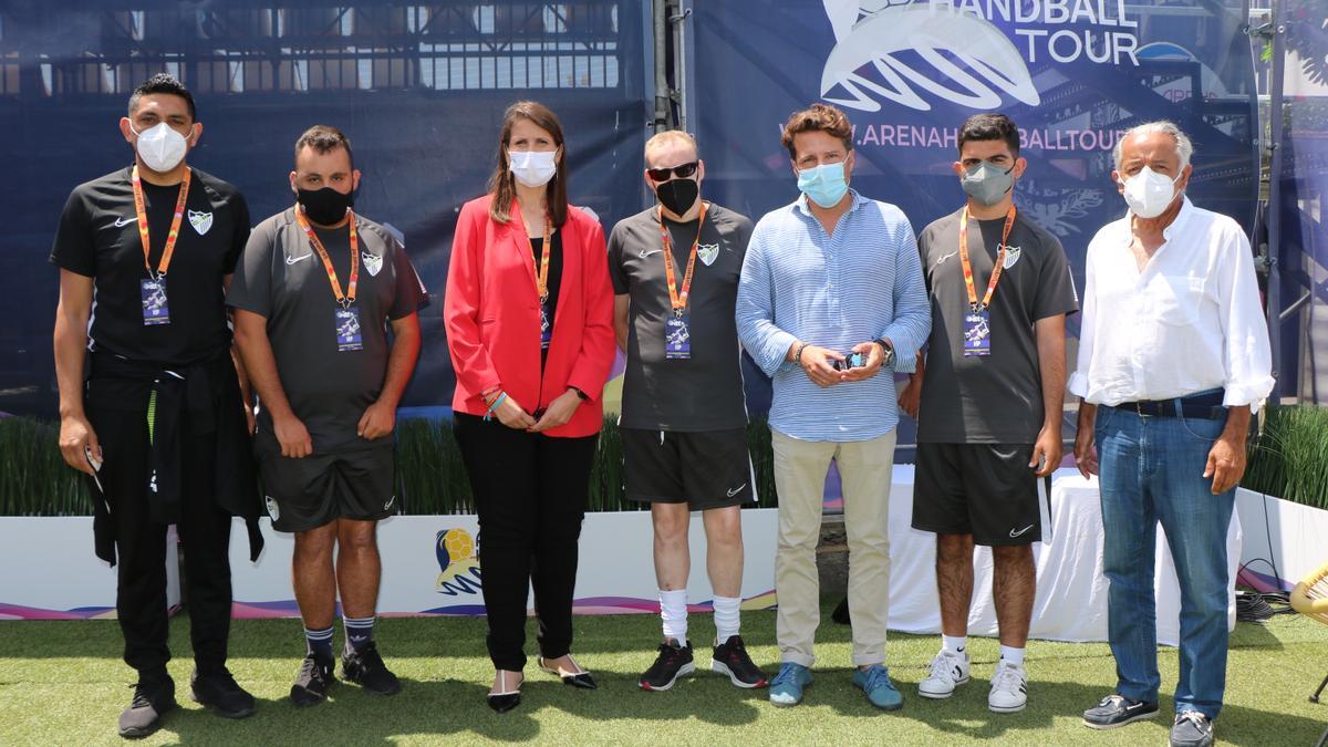 Representantes institucionales y organizadores del evento han acudido a los primeros partidos de la ETB Finals 2021.