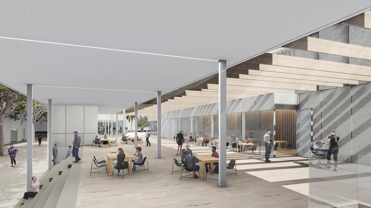 Espacio que compartirán los dos bloques sobre los cuales se diseñará Jayton