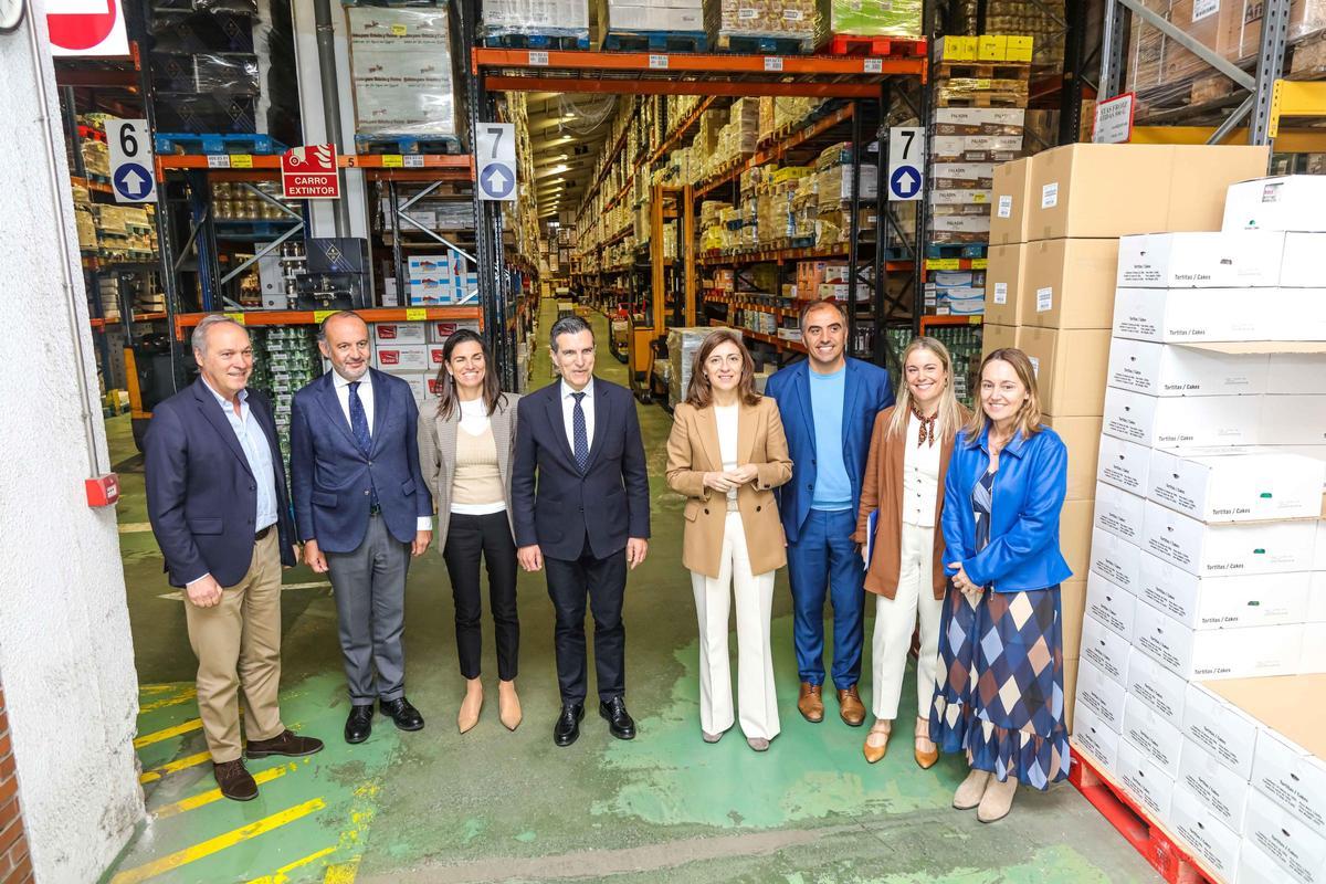 Visita da conselleira de Medio Ambiente Ángeles Vázquez á compañía galega Froiz, que vén de adherirse a Alianza polo Clima e converterse no membro 200 desta iniciativa de acción climática.