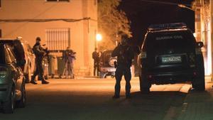 El operativo desplegado por la Guardia Civil en busca del asesino de tres personas en Teruel.