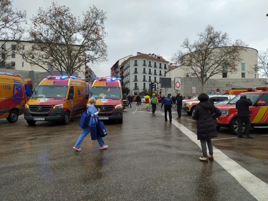 Varios muertos en una gran explosión en Madrid