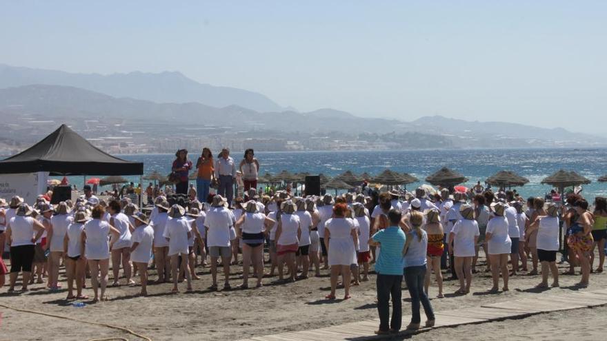 Mayores en la playa