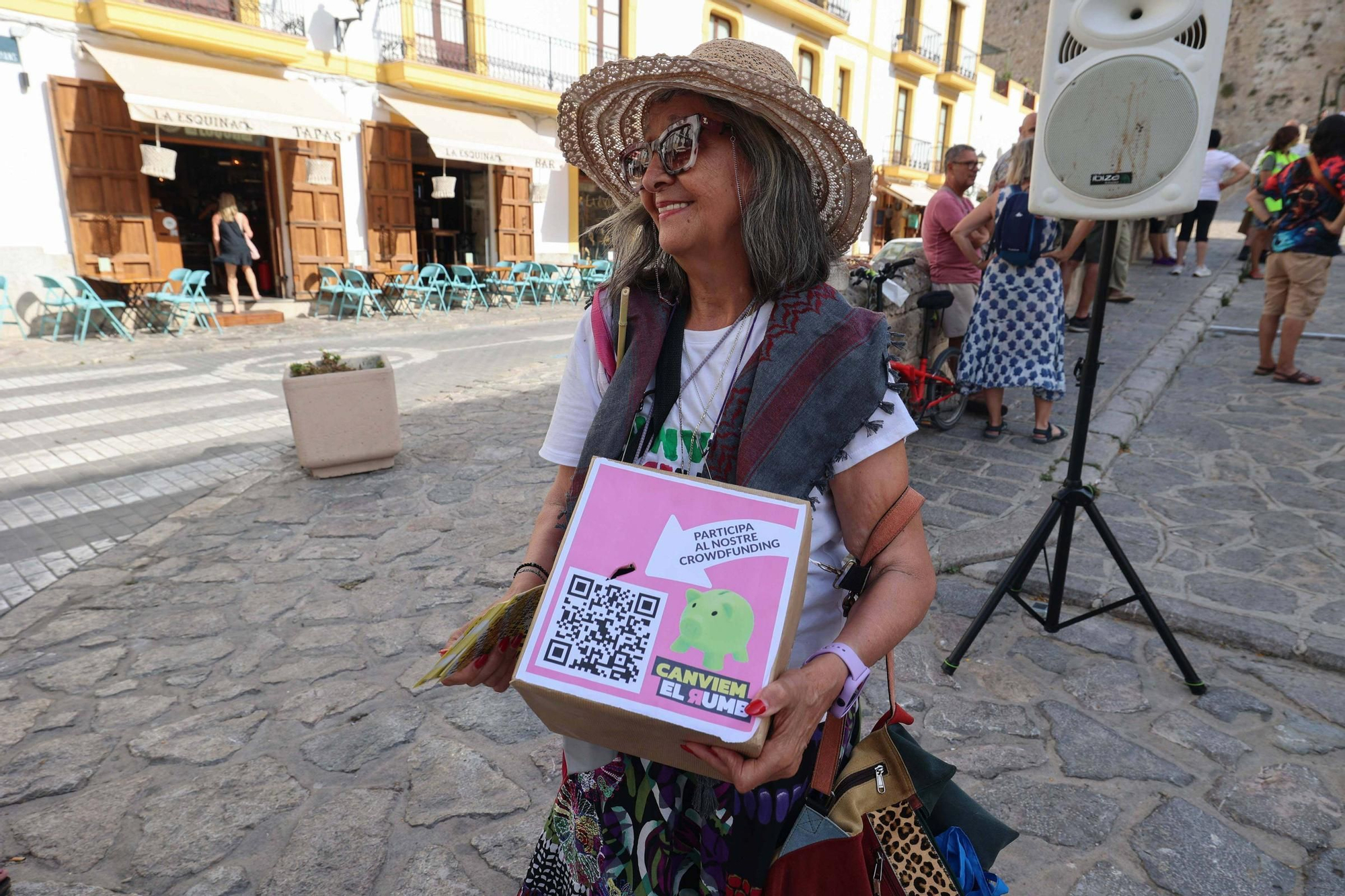 Manifestación contra la masificación turística en Ibiza