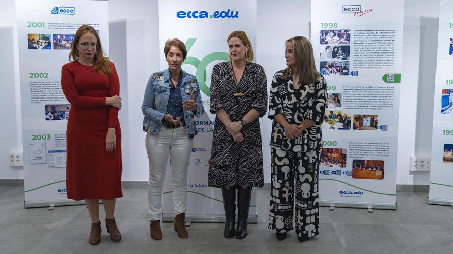 Mogán acoge la exposición que  celebra los 60 años de Radio Ecca