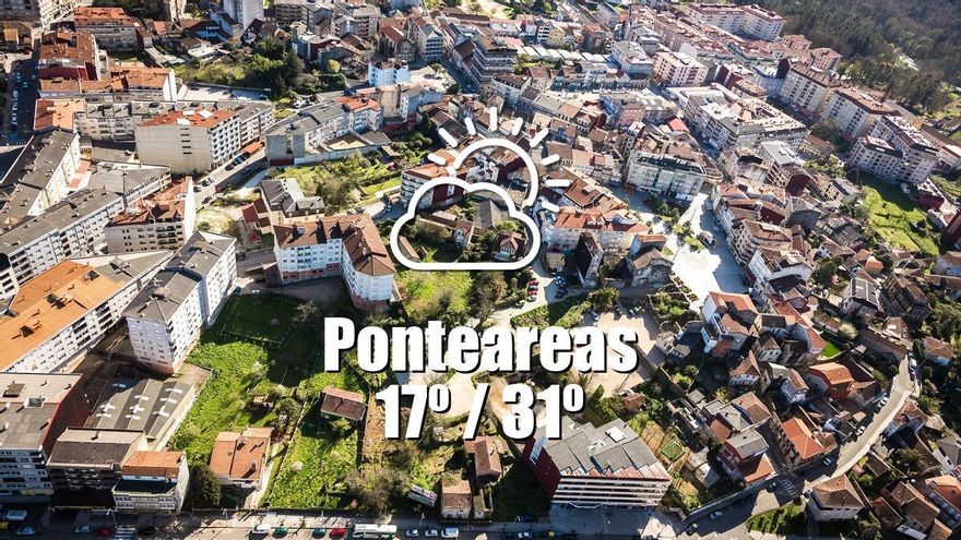 El tiempo en Ponteareas: previsión meteorológica para hoy, lunes 7 de julio