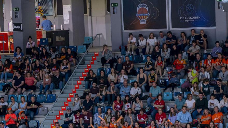 La afición del Valencia Basket se hizo sentir en la cancha. | FEB