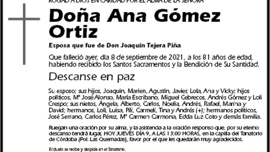 Ana Gómez Ortiz