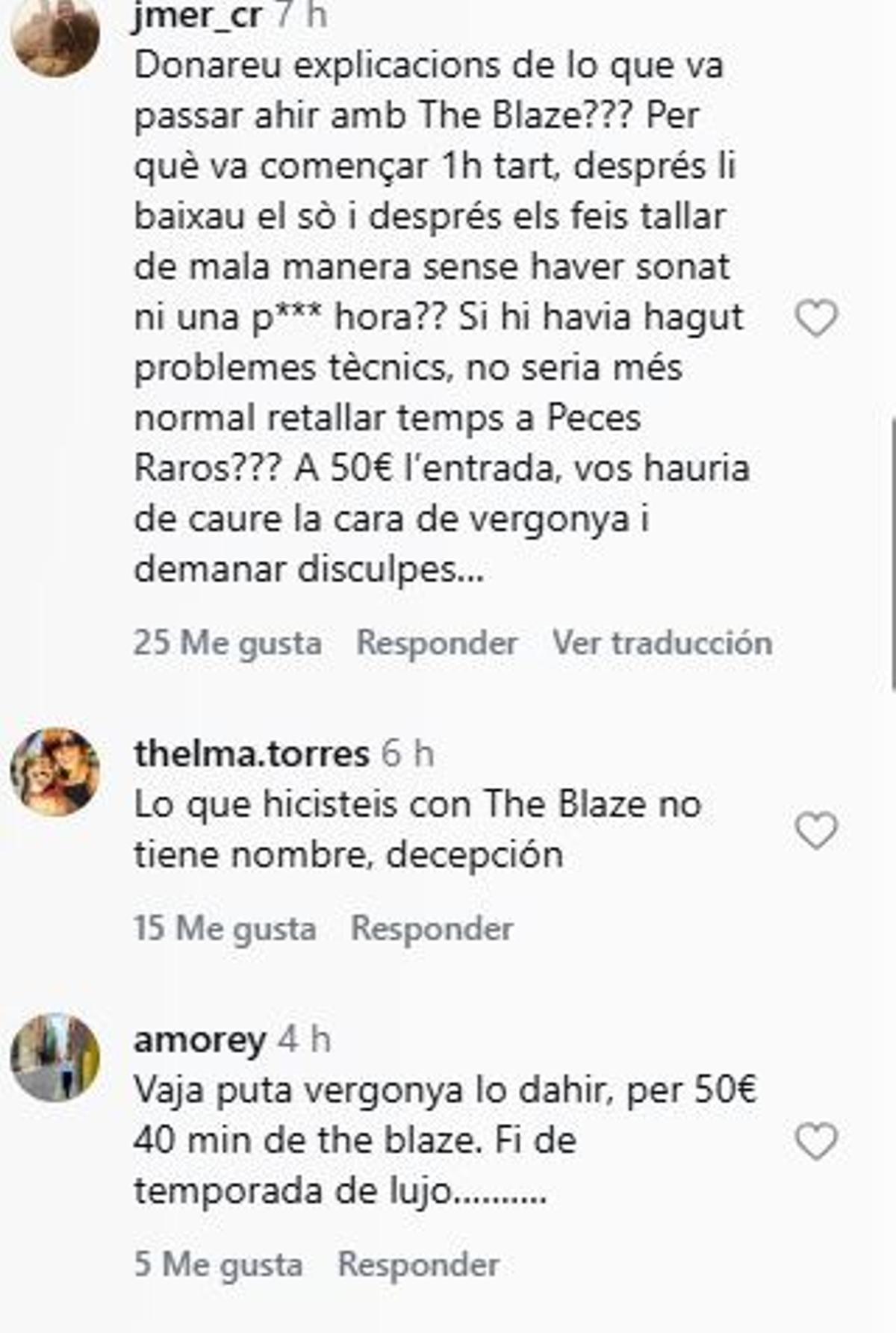 Algunos comentarios en el último post de Es Jardí