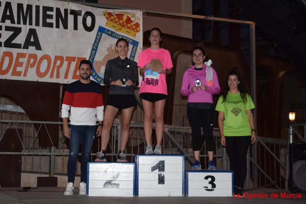 Podios IV Carrera Popular Puentes de Cieza