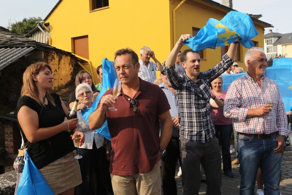 Celebración en Los Oscos del premio "Pueblo ejemplar de Asturias" 2016