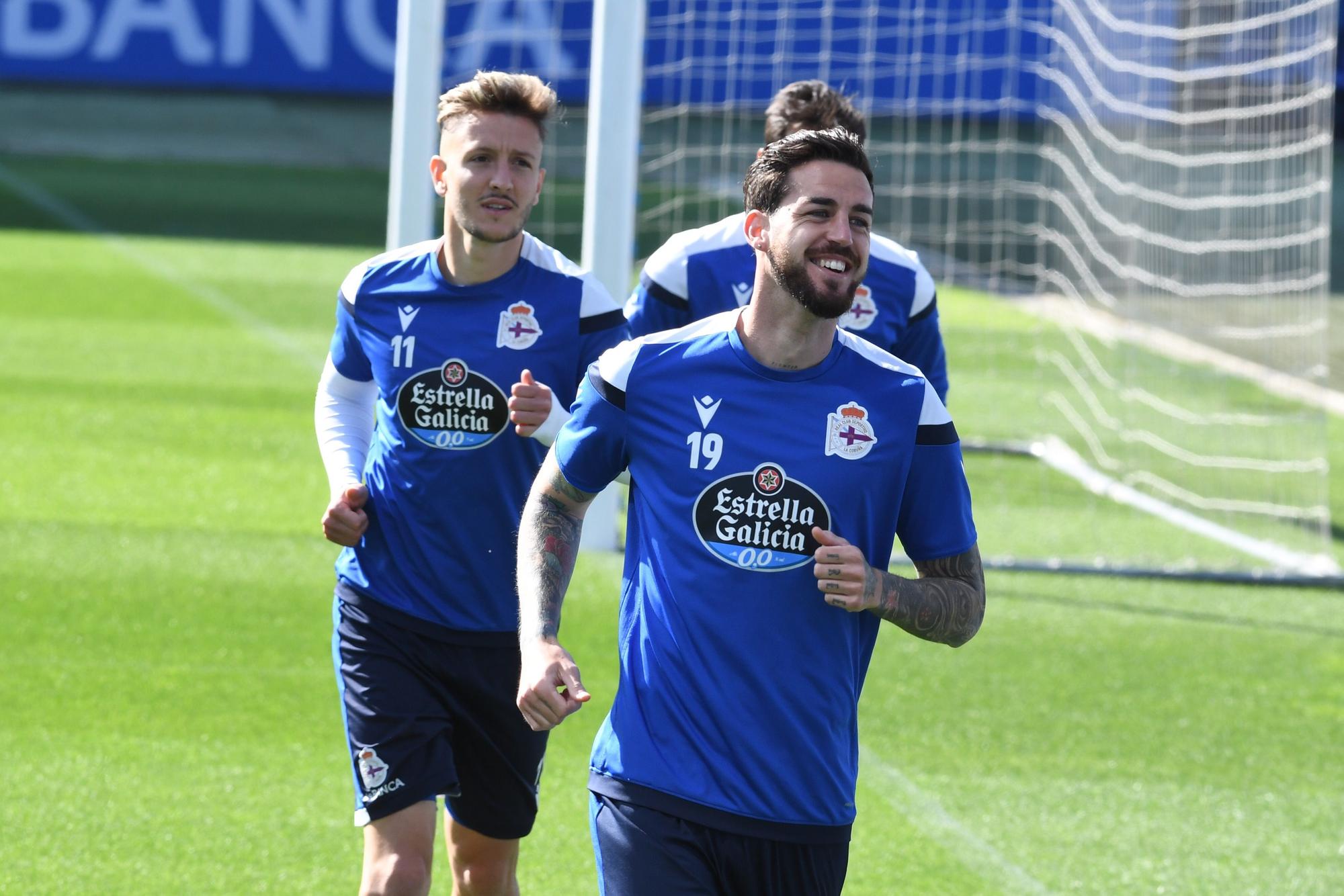 Último entrenamiento antes de medirse al Zamora