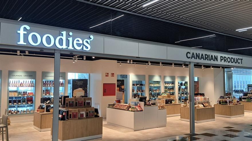 El Aeropuerto de Gran Canaria inaugura la tienda Foodies&#039;, especializada en productos canarios y delicatesen