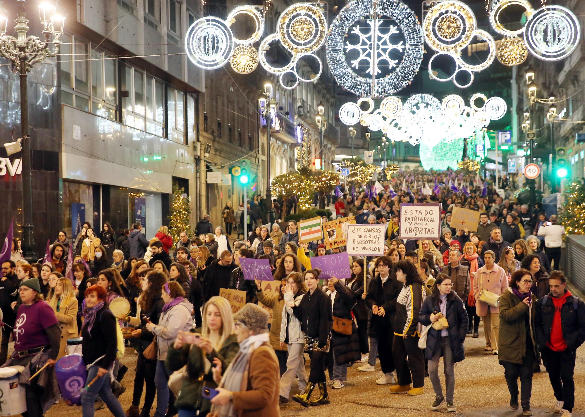 Vigo sale a la calle contra el machismo