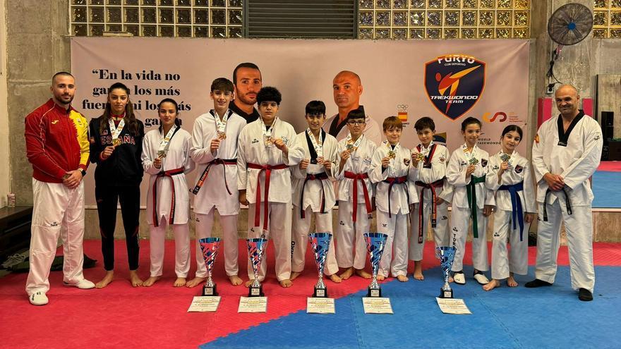El presente y el futuro del Club Furyo triunfan en el Campeonato de España de taekwondo