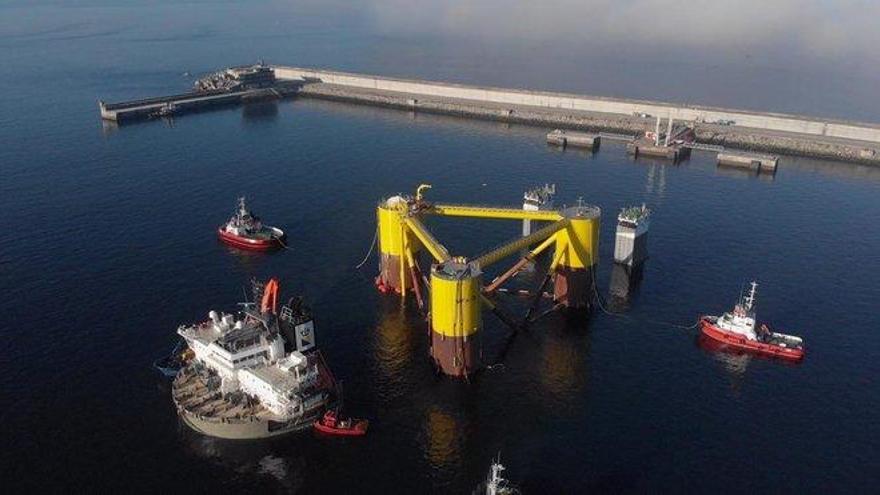 Comienza el ensamblaje de las turbinas del proyecto Windfloat Atlantic en el Ferrol