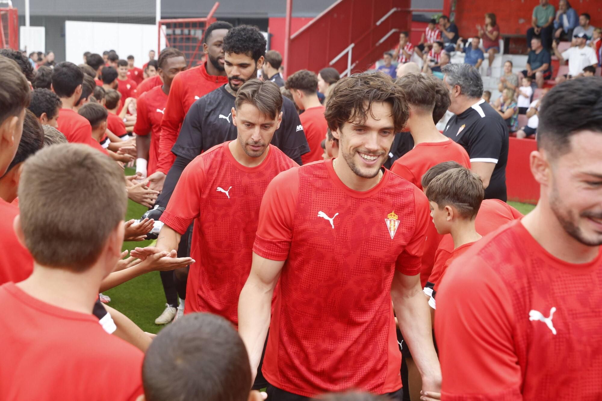 EN IMÁGENES: Primer entrenamiento de Sporting tras el regreso de las vacaciones