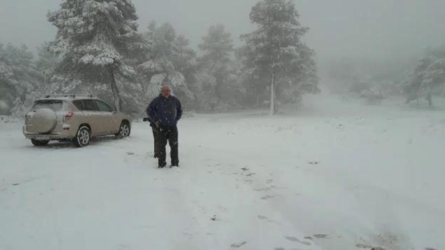 Nieve en Ull de Canals en Banyeres