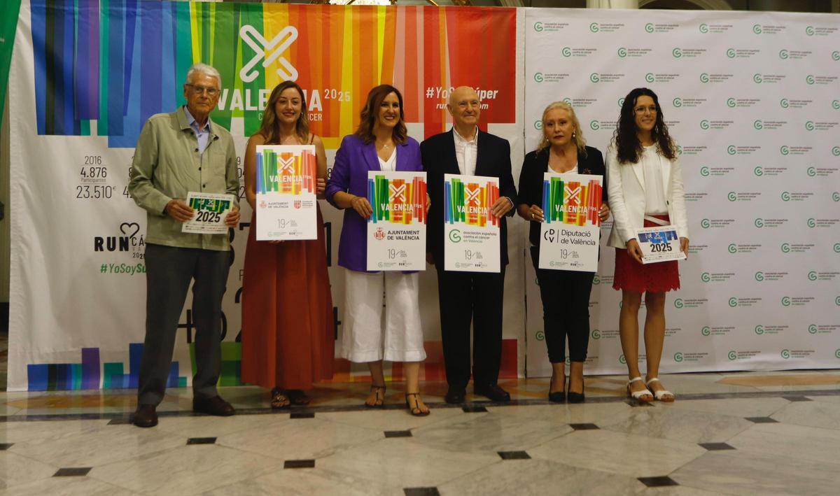 María José Catalá, Rocío Gil, Tomás Trénor, Antonio Llombart, Mª Ángeles García Capdepón y la investigadora Andrea Moreno