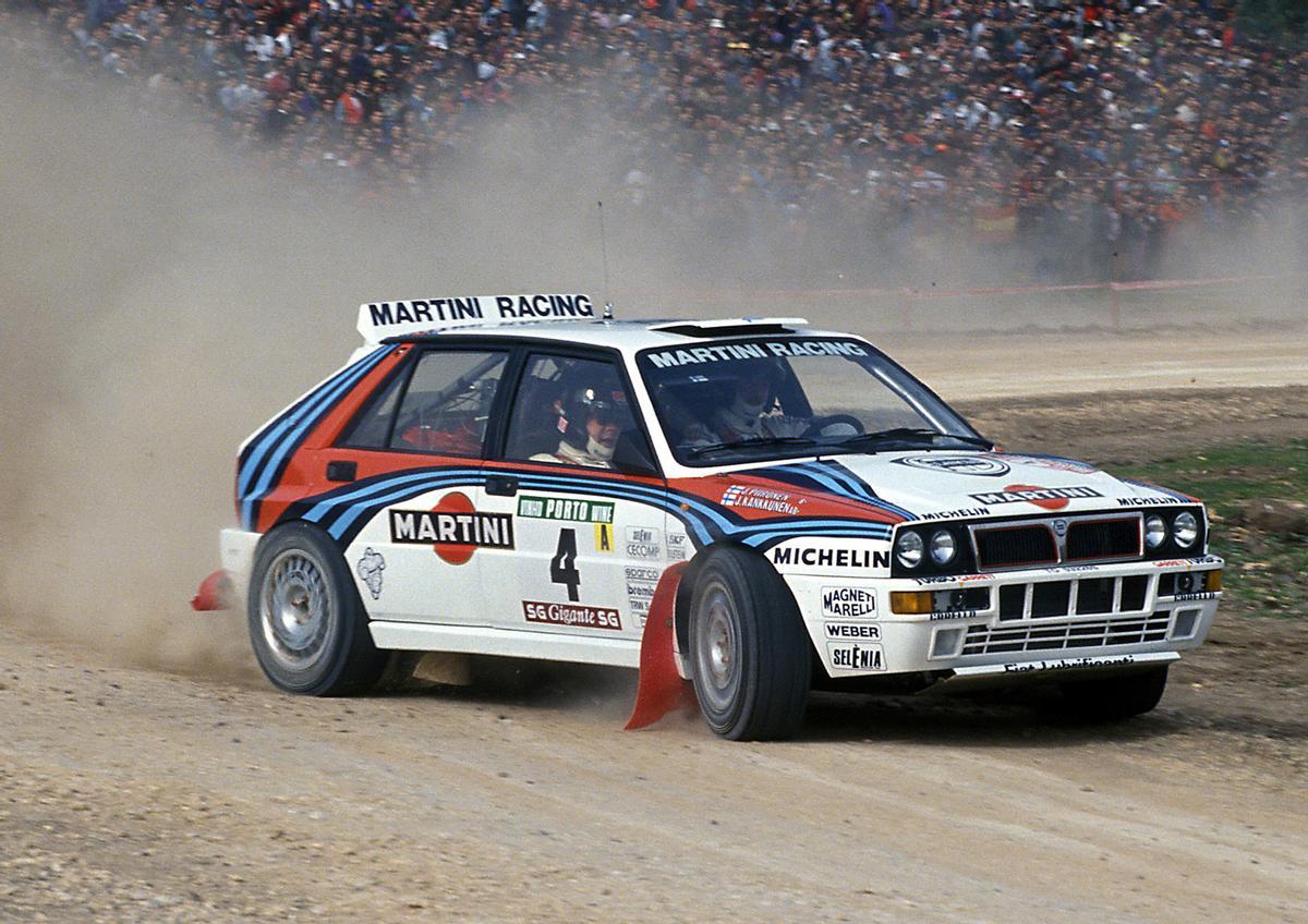Juha Kankhunen, con un Lancia Delta.