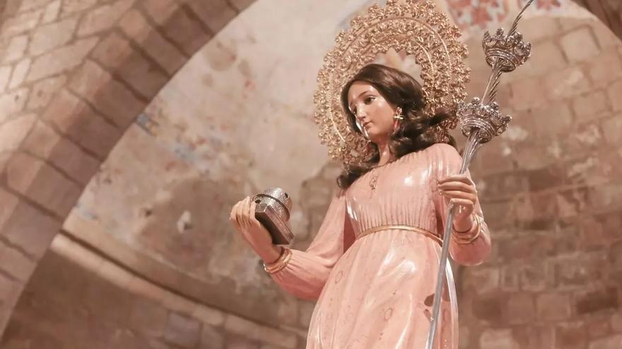 Santa Eulalia visitará por primera vez el Hospital de Mérida y procesionará en Nueva Ciudad