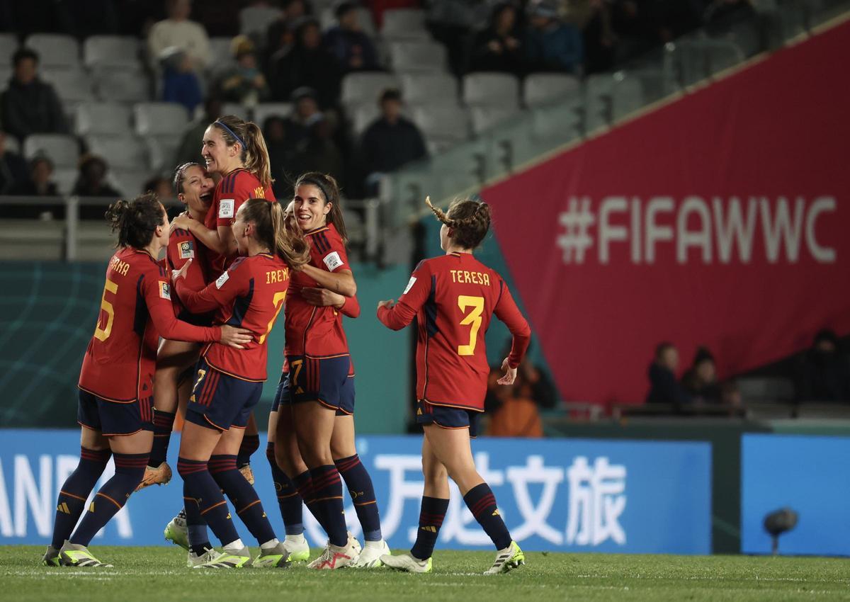 Una imagen de las jugadoras españolas.