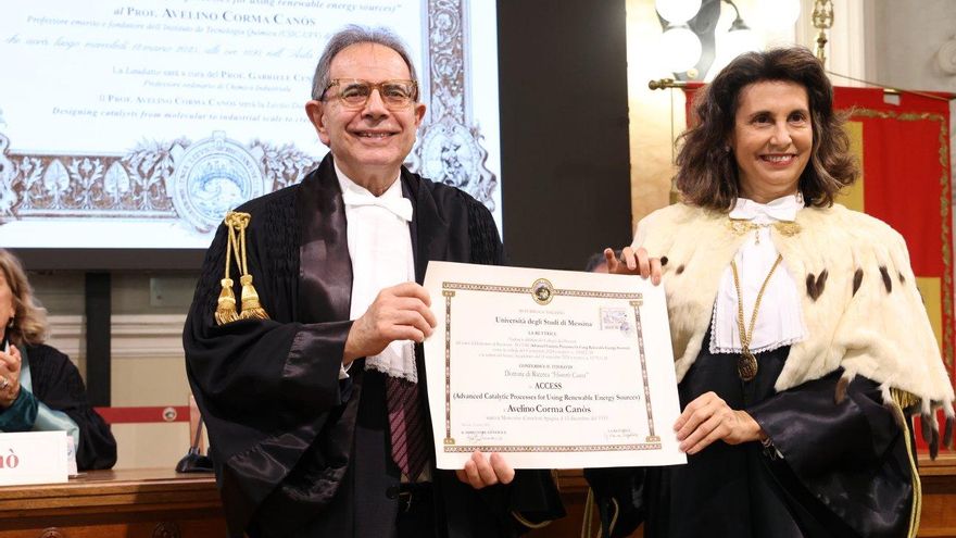 Avelino Corma, investido Doctor Honoris Causa