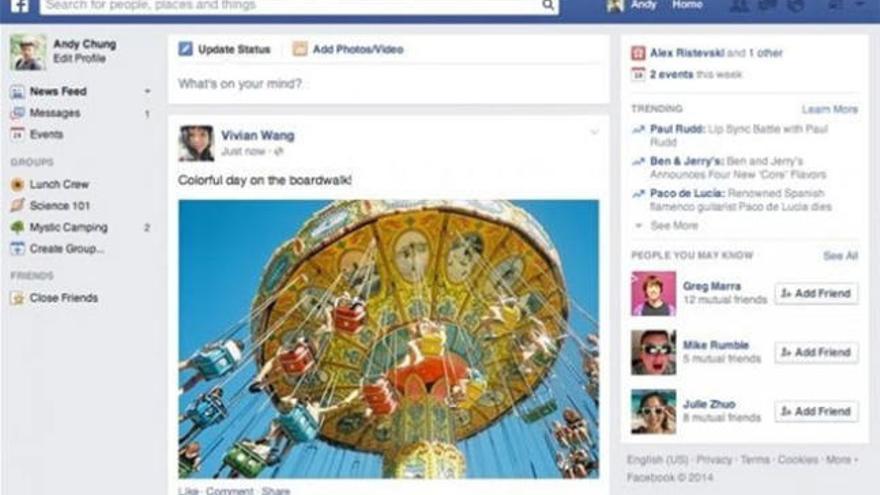 Facebook presenta un nou disseny més visual per les seves notícies