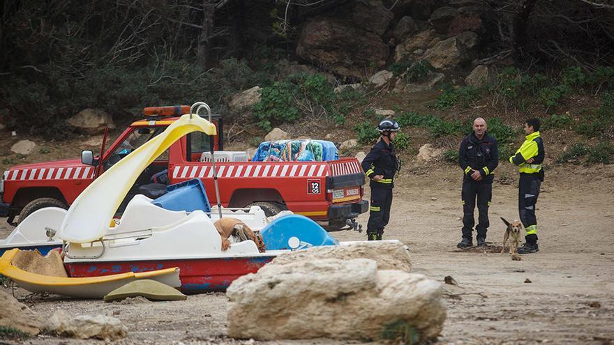 Operativo de búsqueda de un joven en Portinatx