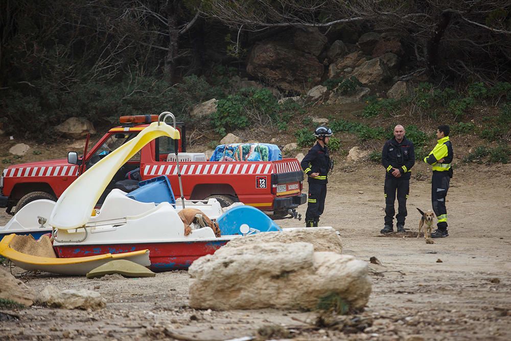 Operativo de búsqueda de un joven en Portinatx