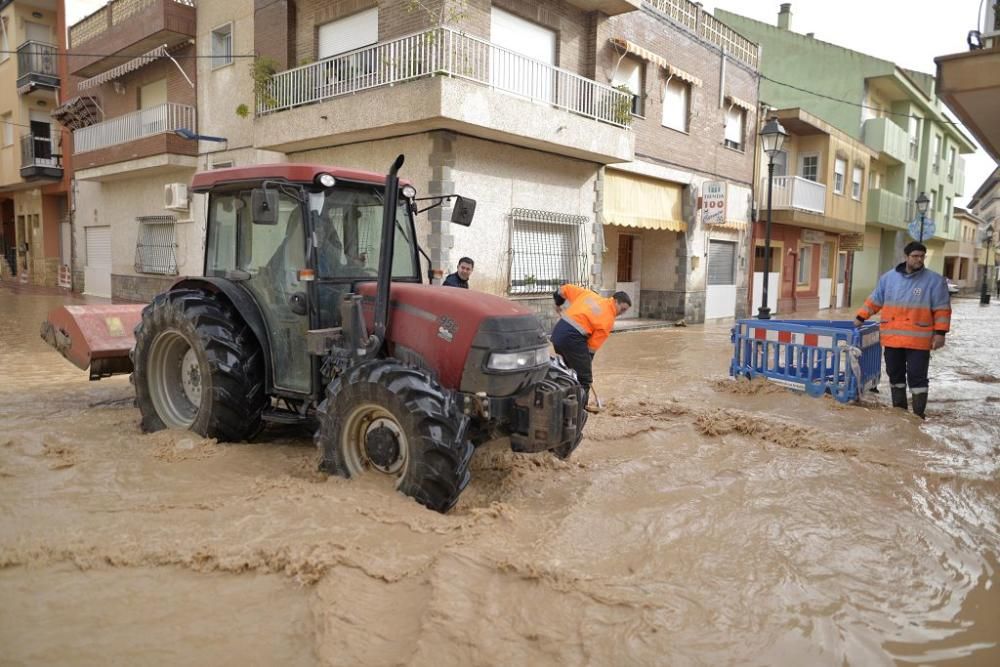Borrasca Gloria: lluvias e inundaciones en Los Alcázares y San Javier