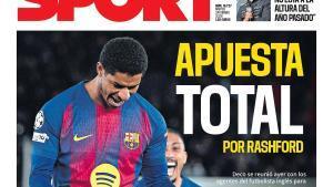 Esta es la portada de SPORT de hoy martes, 24 de febrero de 2026