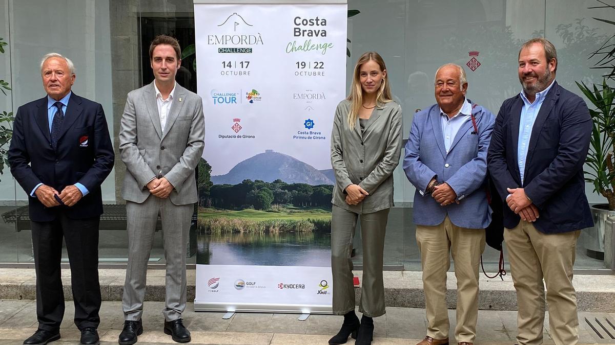 Los dos torneos del Challenge fueron presentados en la Diputació de Girona