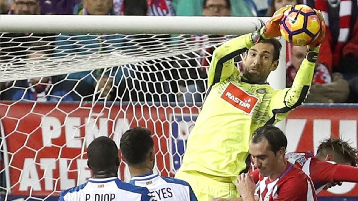 Diego López lleva casi 600 minutos sin encajar goles