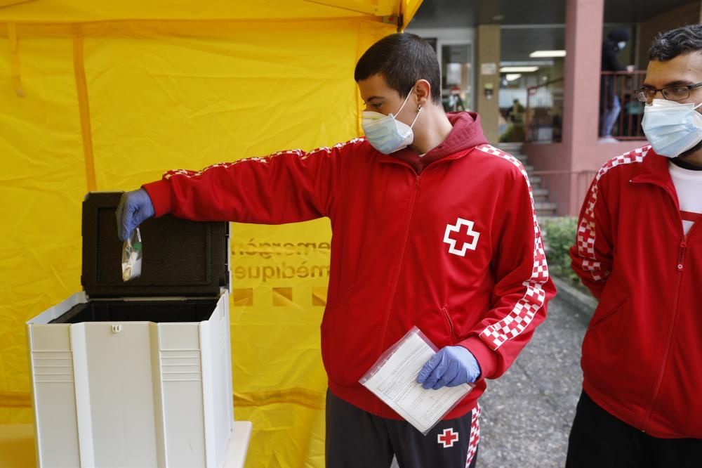 Comença el cribratge amb automostra a Girona