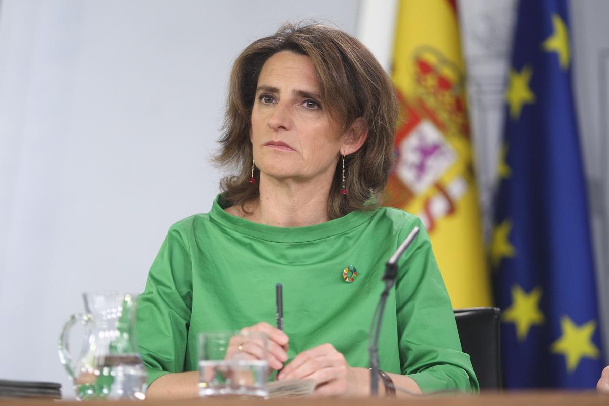 La vicepresidenta tercera y ministra para la Transición Ecológica, Teresa Ribera.