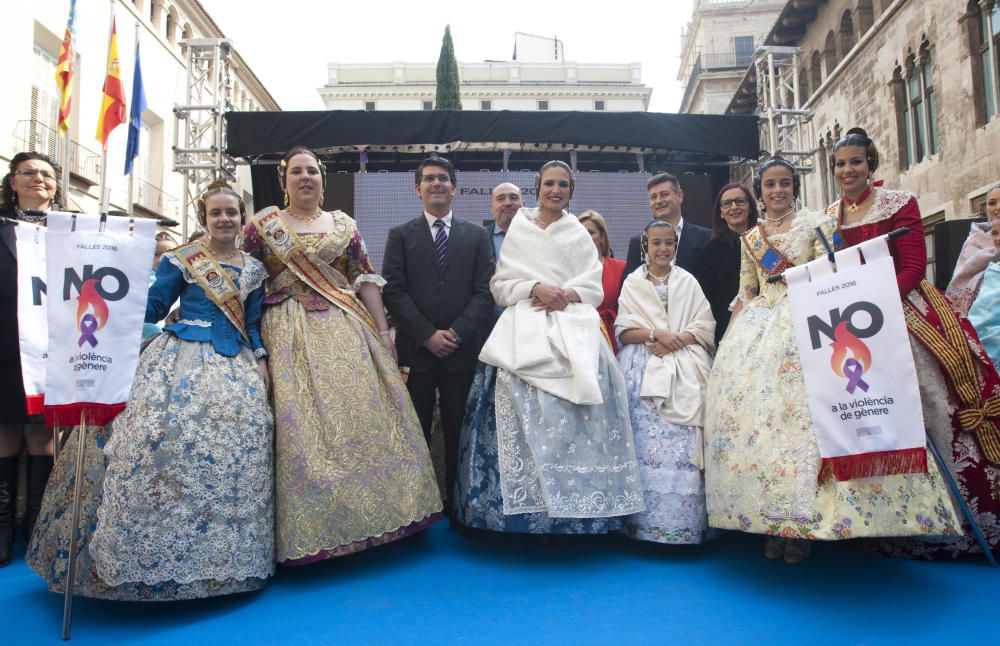 Las fallas en la Diputación contra la violencia machista